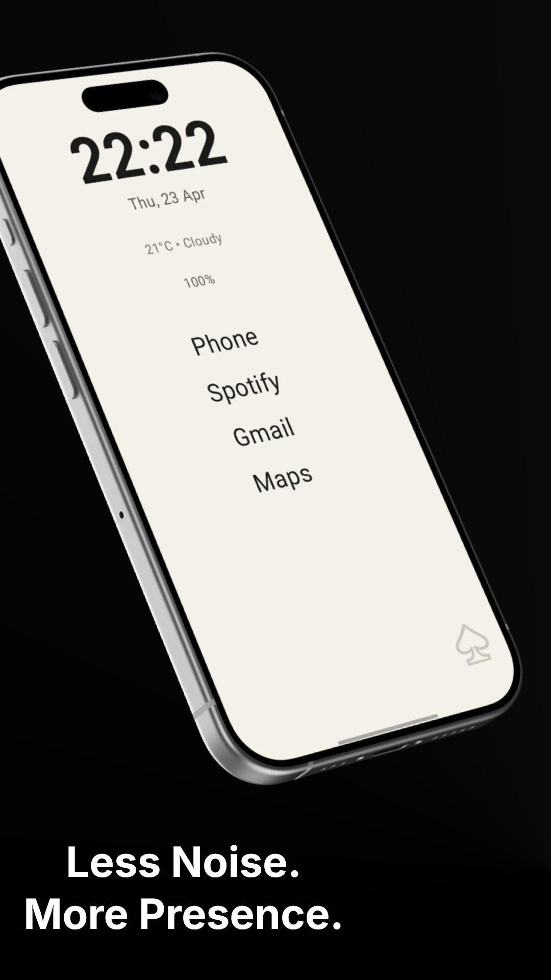 Spade Launcher second screen