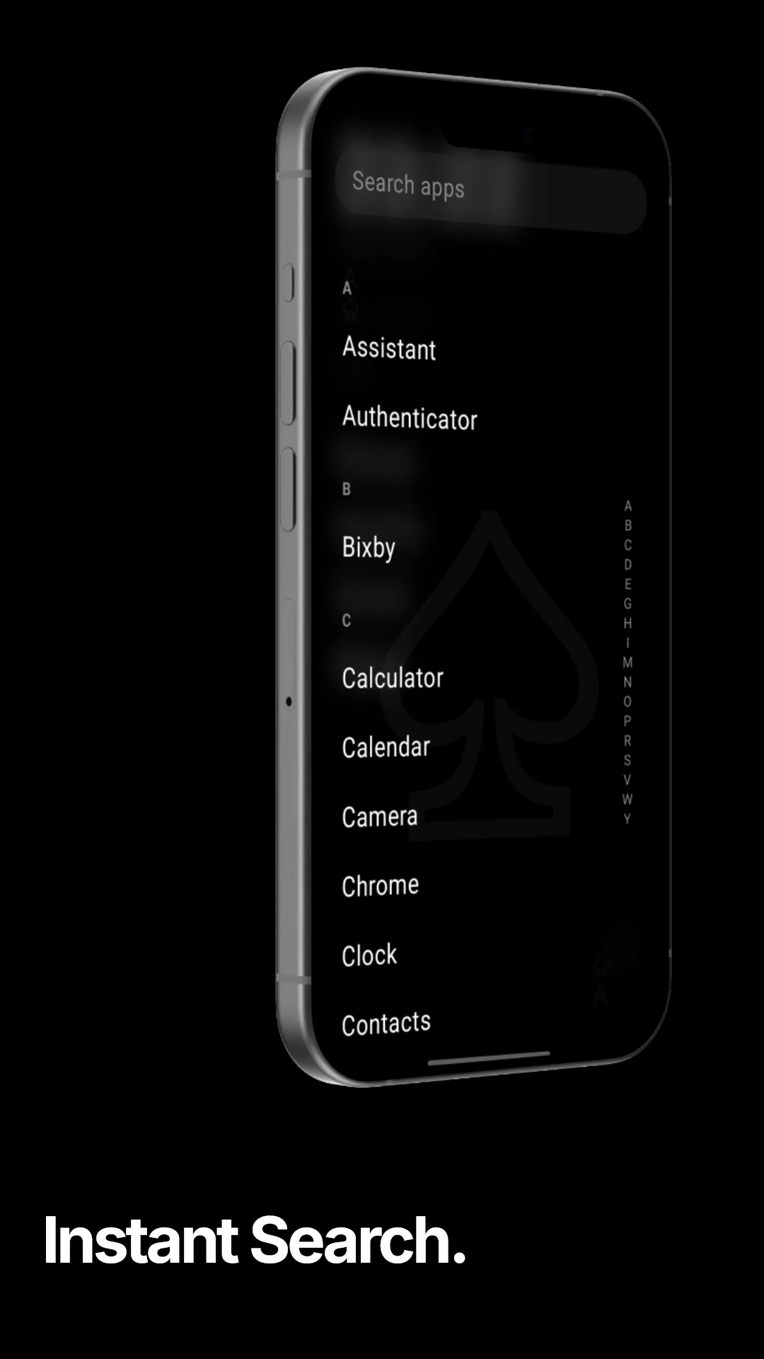 Spade Launcher instant search